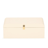 Caixa em MDF Revestido com PU Branco 28cm - Ela Decora